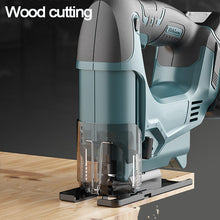 Load image into Gallery viewer, Cordless 4000r/m Woodworking Cutter Jig Saw Cutting Jigsaw with Battery + Charger 18V