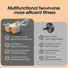 Load image into Gallery viewer, Automatic Rebound Abdominal Wheel Fitness Gym Roller Abdominal Wheel Ab Rollers