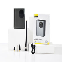 Load image into Gallery viewer, Baseus Digital Car Tyre Inflator Pump 12V Mini Portable Auto Air Compressor Bike