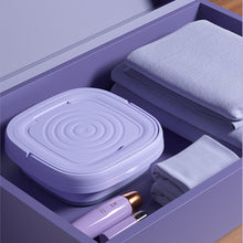 Load image into Gallery viewer, Portable Washing Machine With Dryer Bucket Folding Antibacterial Laundry Camping