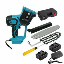Load image into Gallery viewer, Cordless 8'' Electric Wood Cutting Saw Chainsaw 2x Battery & Charger Fit For Makita 18V