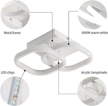 Load image into Gallery viewer, LED Ceiling Light Lights Dining Room Bedroom Aisle Hallway Pendant Lamp Square