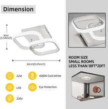 Load image into Gallery viewer, LED Ceiling Light Lights Dining Room Bedroom Aisle Hallway Pendant Lamp Square