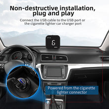 Load image into Gallery viewer, Universal Digital GPS Speedometer Car HUD Head Up Display MPH/KM Overspeed Alarm
