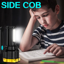 Load image into Gallery viewer, LED Flashlight Spotlight 1200mAh USB Rechargeable Hand Torch Super Bright Work Light Lamp Searchlight