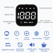Load image into Gallery viewer, Universal Digital GPS Speedometer Car HUD Head Up Display MPH/KM Overspeed Alarm