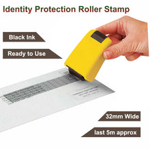 Load image into Gallery viewer, Identity Theft Protection Roller Stamp Plus Guard Your ID Stamp Roller