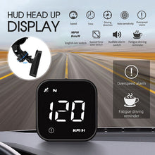 Load image into Gallery viewer, Universal Digital GPS Speedometer Car HUD Head Up Display MPH/KM Overspeed Alarm