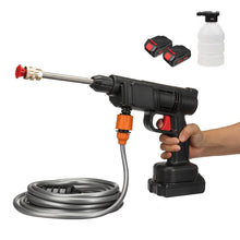 Load image into Gallery viewer, Cordless Electric High Pressure Water Spray Gun Car Washer Cleaner With 2 Battery