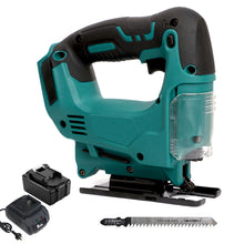 Load image into Gallery viewer, Cordless 4000r/m Woodworking Cutter Jig Saw Cutting Jigsaw with Battery + Charger 18V