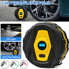Load image into Gallery viewer, 12V Car Tyre Inflation Tire Inflator Pump Automatically Inflator Air Compressors