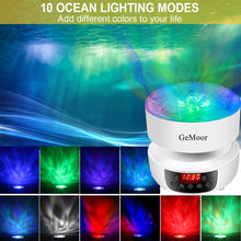 Load image into Gallery viewer, Universe Projection Lamp Night Light for Kids Ocean Wave Projector with Remote Control/Timer/Music Player