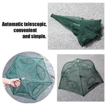Load image into Gallery viewer, 12 Holes Magic Fishing Trap Full Automatic Folding Shrimp Cast Cage Crab Fish Net