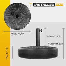 Load image into Gallery viewer, Durable Beach Umbrella Stand Base Parasol Holder Market Patio Standing Outdoor Garden