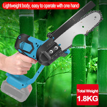 Load image into Gallery viewer, Cordless 8'' Electric Wood Cutting Saw Chainsaw 2x Battery & Charger Fit For Makita 18V