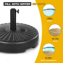Load image into Gallery viewer, Durable Beach Umbrella Stand Base Parasol Holder Market Patio Standing Outdoor Garden