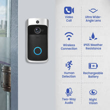 Load image into Gallery viewer, Wireless Doorbell WiFi Video Door Bell Intercom Phone Smart Security Camera