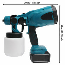 Load image into Gallery viewer, Portable Cordless High Pressure Electric Spray Gun Airless Paint Sprayer with 2 Battery