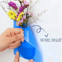 Load image into Gallery viewer, 3x Magic Silicone Vase - Stick to Windows & Walls, Space-Saving Flower Display