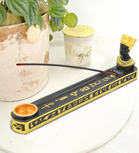 Load image into Gallery viewer, Egyptian Ancient Incense Stick Holder – Retro Handcrafted Anubis or Queen Design