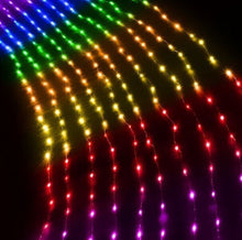 Load image into Gallery viewer, Colour Changing LED Curtain Lights with Remote USB Powered 3x2.7m