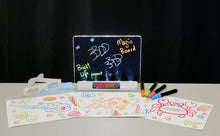 Load image into Gallery viewer, Kids 3D Drawing Board - LED Light Board, 3D Glasses, & Markers for Fun Tracing
