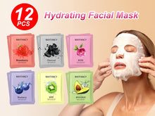 Load image into Gallery viewer, Set of 12 Moisture Ultra Hydrating Facial Face Mask Skin Care Treatment AU