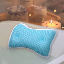 Load image into Gallery viewer, 2x Mesh Bath Pillows with Suction Cups - Quick Drying, Neck & Back Support