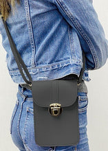 Load image into Gallery viewer, Premium PU Leather Touch Sling Purses with Phone Window & RFID Blocking