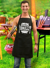 Load image into Gallery viewer, Novelty Aprons – Queen of the Kitchen / King of the Grill – Fun Kitchen Gifts