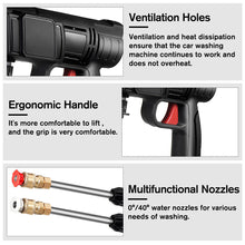 Load image into Gallery viewer, Cordless Electric High Pressure Water Spray Gun Car Washer Cleaner With 2 Battery