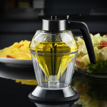 Load image into Gallery viewer, 200ml Oil Honey Syrup Dispenser Pot Jar Cup Trigger Storage Bottle Diamond Glass