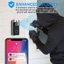 Load image into Gallery viewer, Wireless Doorbell WiFi Video Door Bell Intercom Phone Smart Security Camera