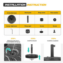Load image into Gallery viewer, Durable Beach Umbrella Stand Base Parasol Holder Market Patio Standing Outdoor Garden