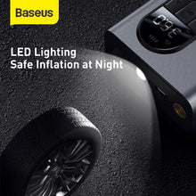 Load image into Gallery viewer, Baseus Digital Car Tyre Inflator Pump 12V Mini Portable Auto Air Compressor Bike