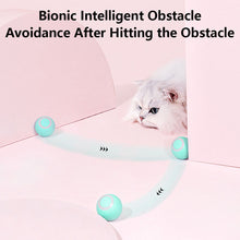 Load image into Gallery viewer, Interactive Smart Cat Toy Automatic Rolling Cat Ball Self-Moving Kitten Toys USB Rechargeable