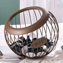 Load image into Gallery viewer, Coffee Capsule Basket Metal Stand Holder Vintage Coffee Pod Storage Shelves Rack