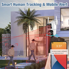 Load image into Gallery viewer, Outdoor HD Dual Lens Wireless Home Security WiFi CCTV IP Camera System PTZ Cam