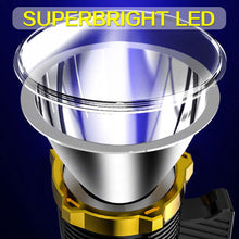 Load image into Gallery viewer, LED Flashlight Spotlight 1200mAh USB Rechargeable Hand Torch Super Bright Work Light Lamp Searchlight