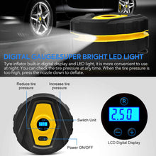 Load image into Gallery viewer, 12V Car Tyre Inflation Tire Inflator Pump Automatically Inflator Air Compressors