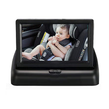 Load image into Gallery viewer, LED Car Seat HD Camera Baby Monitor w/ 4.3 inch Folding Display Screen and Night Vision
