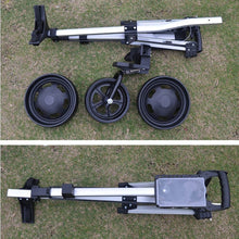 Load image into Gallery viewer, Foldable Golf Buggy Trolley Cart 3 Wheels Aluminum Push Pull Golf Cart with Footbrake