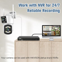 Load image into Gallery viewer, Outdoor HD Dual Lens Wireless Home Security WiFi CCTV IP Camera System PTZ Cam