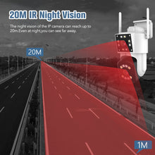 Load image into Gallery viewer, Outdoor HD Dual Lens Wireless Home Security WiFi CCTV IP Camera System PTZ Cam