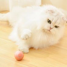 Load image into Gallery viewer, Interactive Smart Cat Toy Automatic Rolling Cat Ball Self-Moving Kitten Toys USB Rechargeable