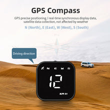 Load image into Gallery viewer, Universal Digital GPS Speedometer Car HUD Head Up Display MPH/KM Overspeed Alarm