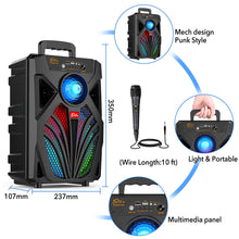 Load image into Gallery viewer, 2000W Bluetooth 5.0 Wireless Speaker Portable Party Outdoor Stereo Subwoofer Heavy Bass Sound System Mic