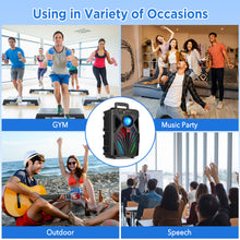 Load image into Gallery viewer, 2000W Bluetooth 5.0 Wireless Speaker Portable Party Outdoor Stereo Subwoofer Heavy Bass Sound System Mic