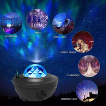 Load image into Gallery viewer, LED Night Star Galaxy Projector Light Lamp Rotating Starry Baby Room Kids Gift