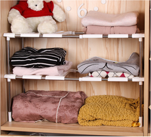 Load image into Gallery viewer, 2 Tier Under Sink Storage Shelf Kitchen Organizer Drawer Expandable Cabinet Rack